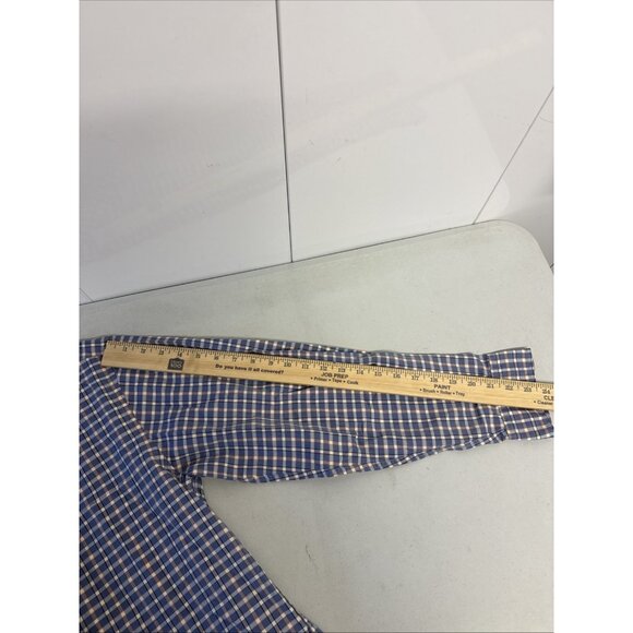 Façonnable Designed In France Men's Medium Multi Color Plaid Long Sleeve Shirt - Picture 10 of 11